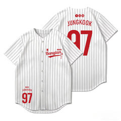 BTS Logo Baseball Jersey Top
