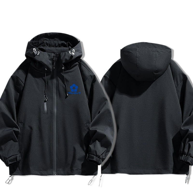 Nagi Anime Print Zipper Spring and Autumn Jacket