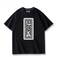 Girls Anime Cos Letter Short Sleeve T-Shirt