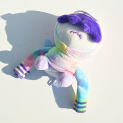 KPOP Colorful Tie-dye Dolls Keychain Pendant