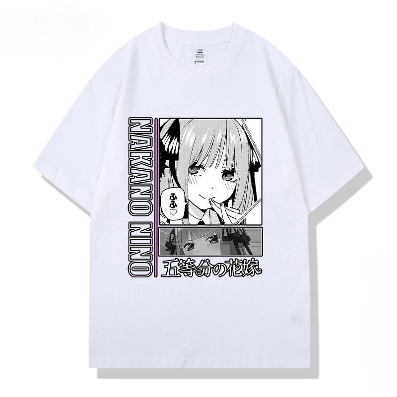 Men's and Women's Cotton Anime T-shirt
