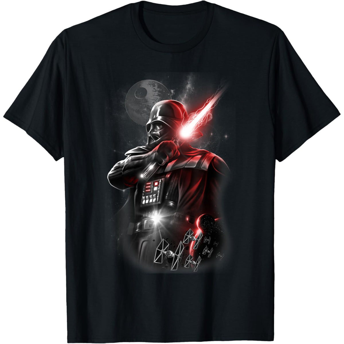 Darth Vader Lightsaber Portrait T-Shirt