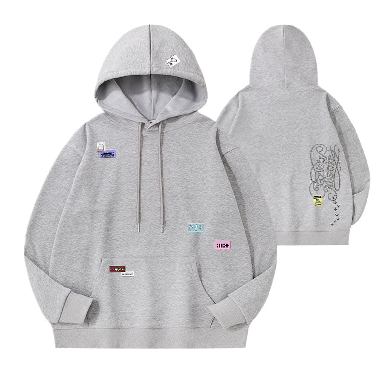 ICONIC BY MISTAKE Printed Pullover Hoodie