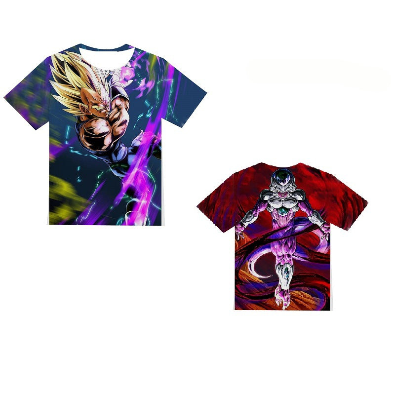 Men's Anime Digital Print Cosplay T-shirt