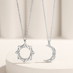 Sun and Moon Couple Necklace