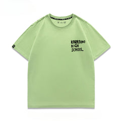 Karasuno High Letter Short-sleeved T-shirt