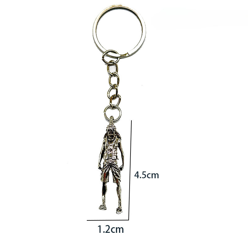 Luffy Zoro Keychain Pendant