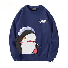 Casual Game Shark Loose Sweatshirt