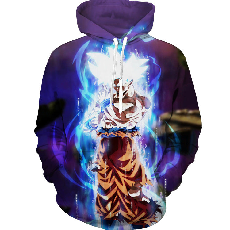 Unisex Casual Anime Digital Print Sports Cosplay Hoodie