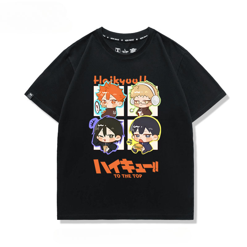 Hinata Anime Loose Short Sleeve T-Shirt