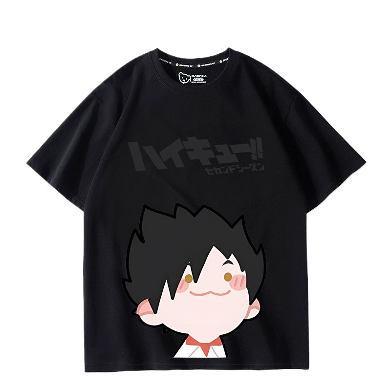 Cute Anime Graphic Short Sleeve T-Shirt
