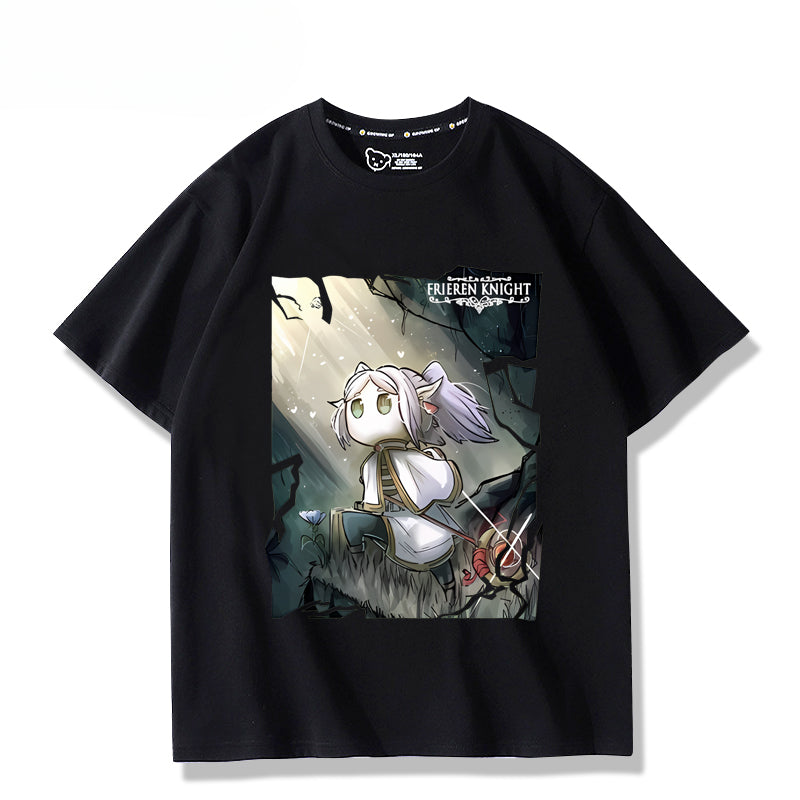 Unisex Anime Pattern Print Short-sleeved T-shirt