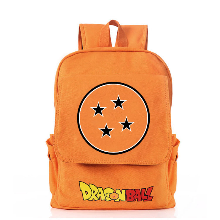 Trendy Anime Goku Canvas Backpack