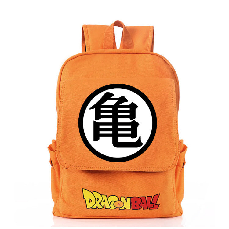 Trendy Anime Goku Canvas Backpack