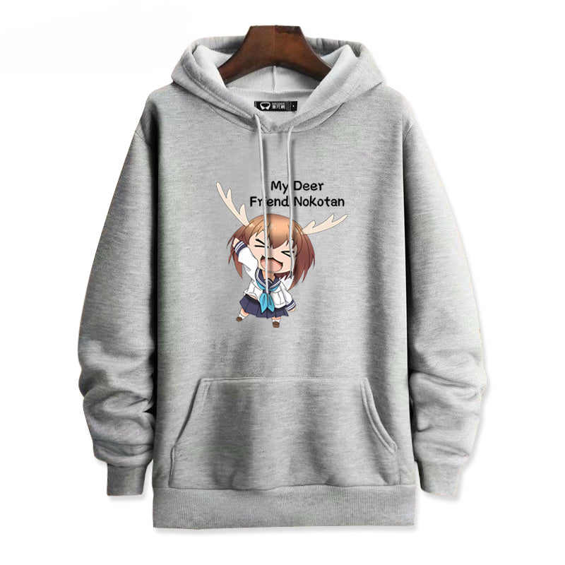 Women's Anime Graphic Print Loose Hoodie