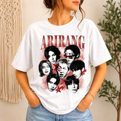 Bangtan AIRANG World Tour Collage Aesthetic T-shirt
