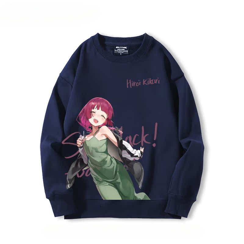 Women's Anime Crew Neck Sweatshirt