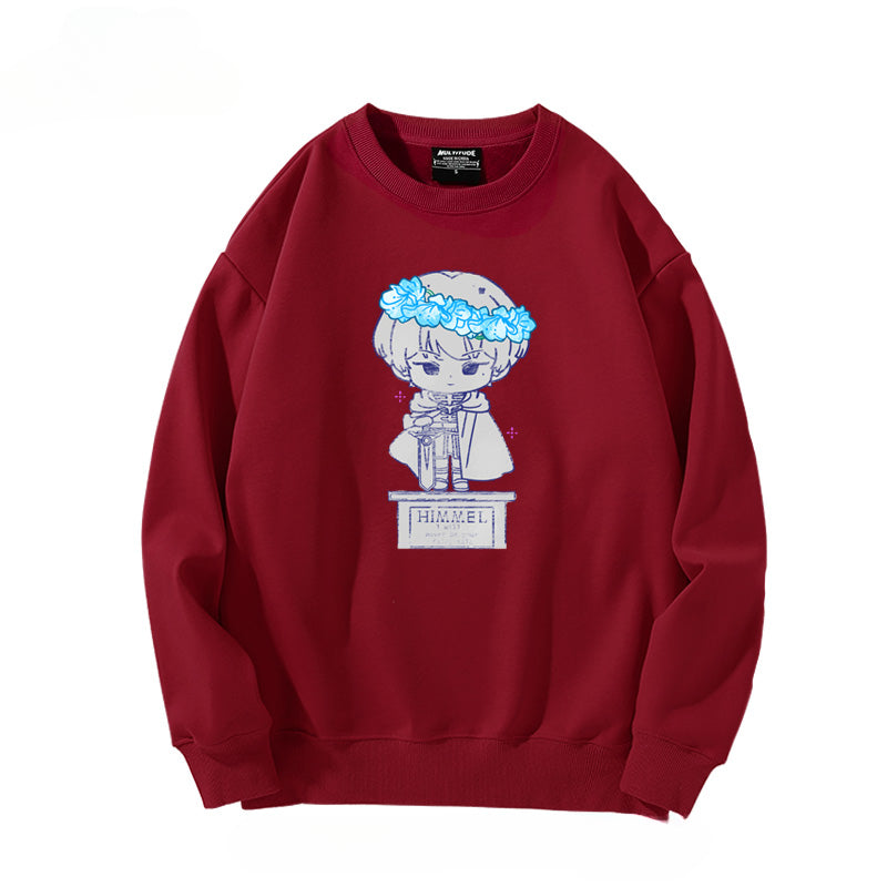 Women's Anime Cos Crew Neck Sweatshirt