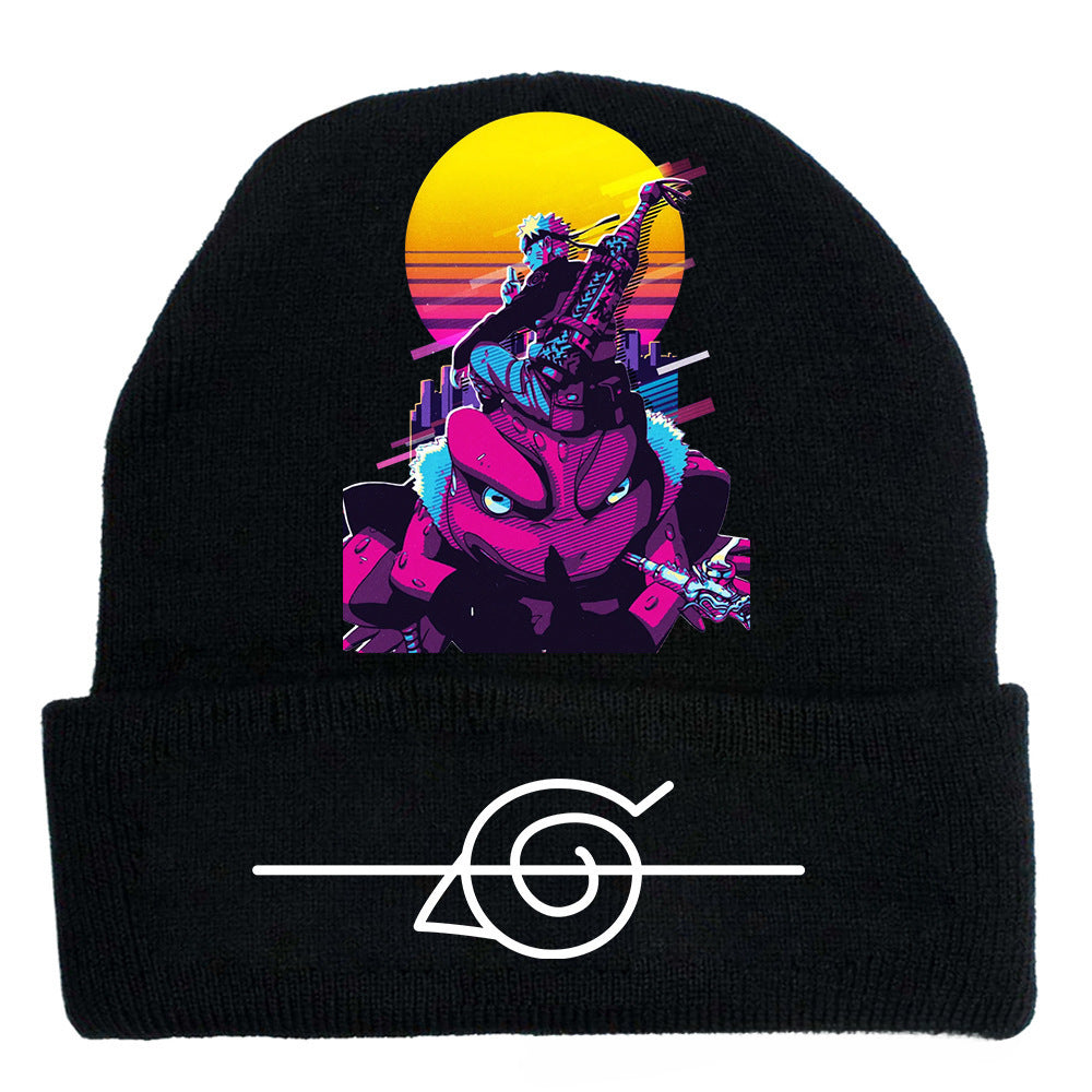 Casual Anime Printed Beanie