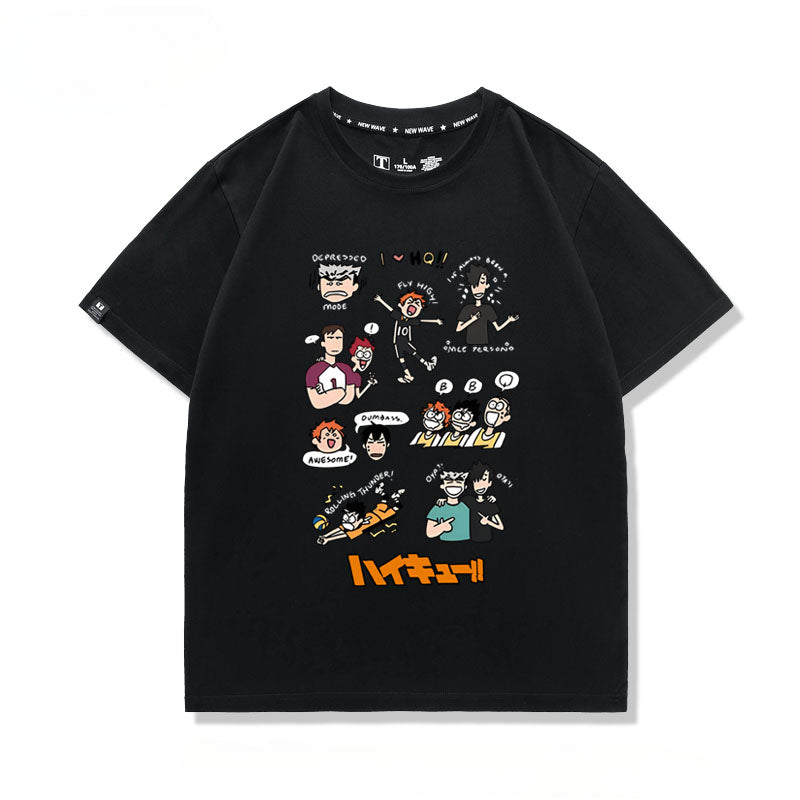 Hinata Anime Loose Short Sleeve T-Shirt