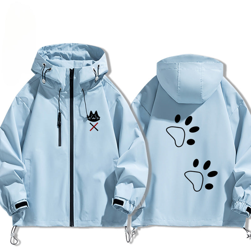 Trendy Game Hooded Zipper Thin Jacket