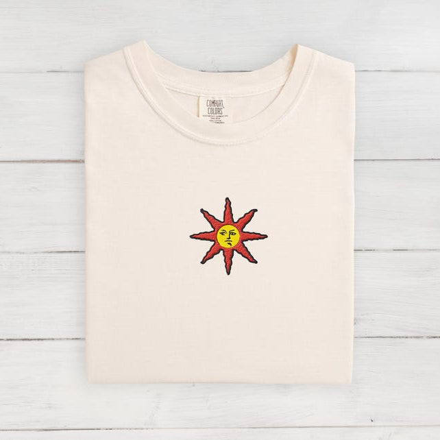 Embroidered Praise The Sun T-Shirt