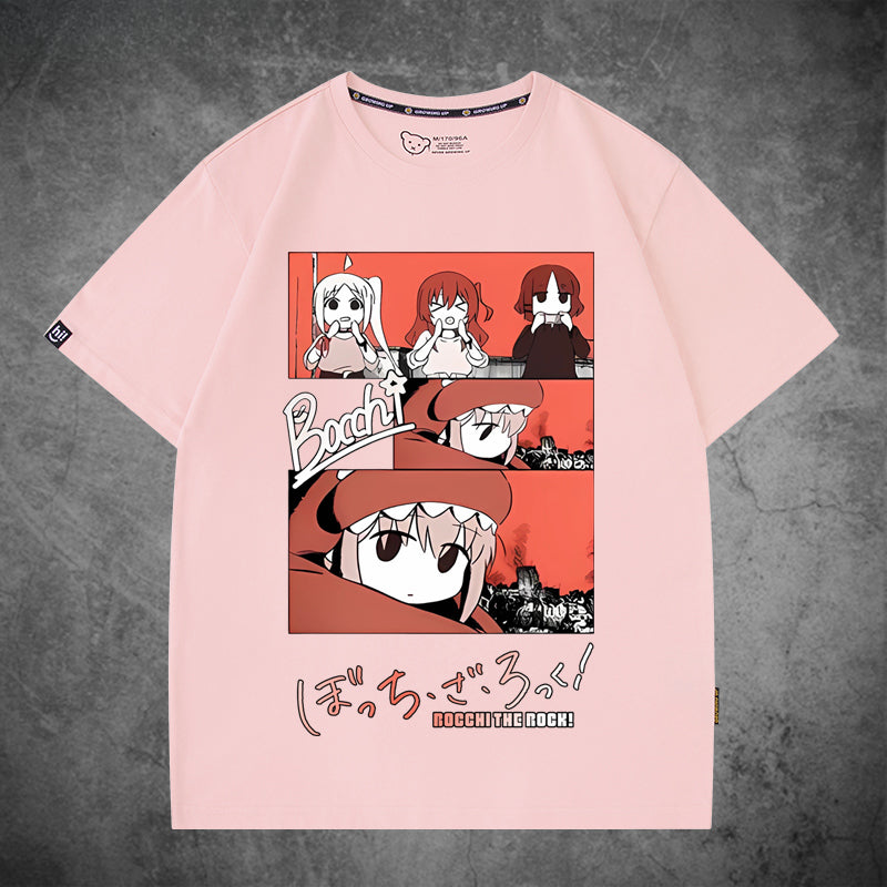 Unisex Bocchi Short-sleeved Cotton T-shirt