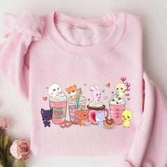 Cute Aniteez Kpop Crew Neck Sweatshirt