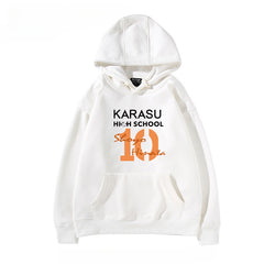 Unisex Anime Letter Cos Loose Hoodie