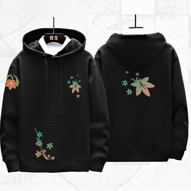 Game Pattern Printed Loose Hoodie