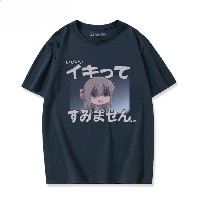 Bocchi Graphic Short-sleeved Cotton T-shirt