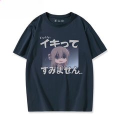 Bocchi Graphic Short-sleeved Cotton T-shirt