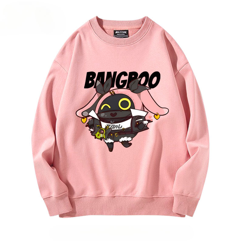 Cute Game Graphic Crew Neck Sweatshirt