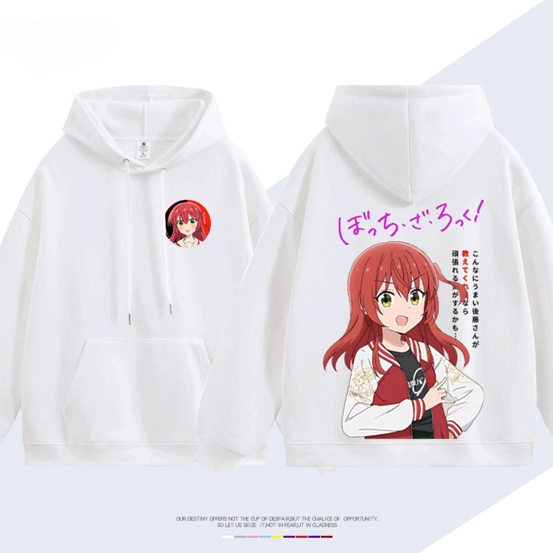 Unisex Anime Hitori Cotton Casual Hoodie