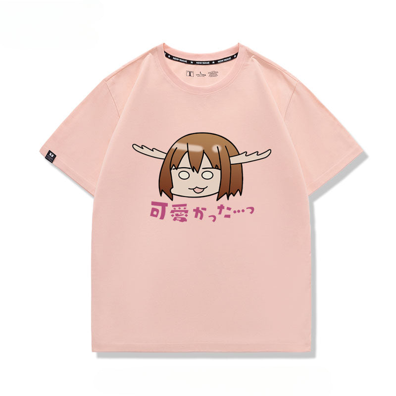 Unisex Anime Graphic Short-sleeved T-shirt