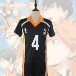 Unisex Anime Hinata Cosplay Short Sleeve Uniform