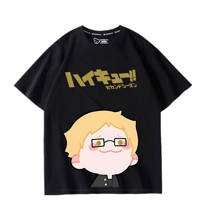 Cute Anime Graphic Short Sleeve T-Shirt