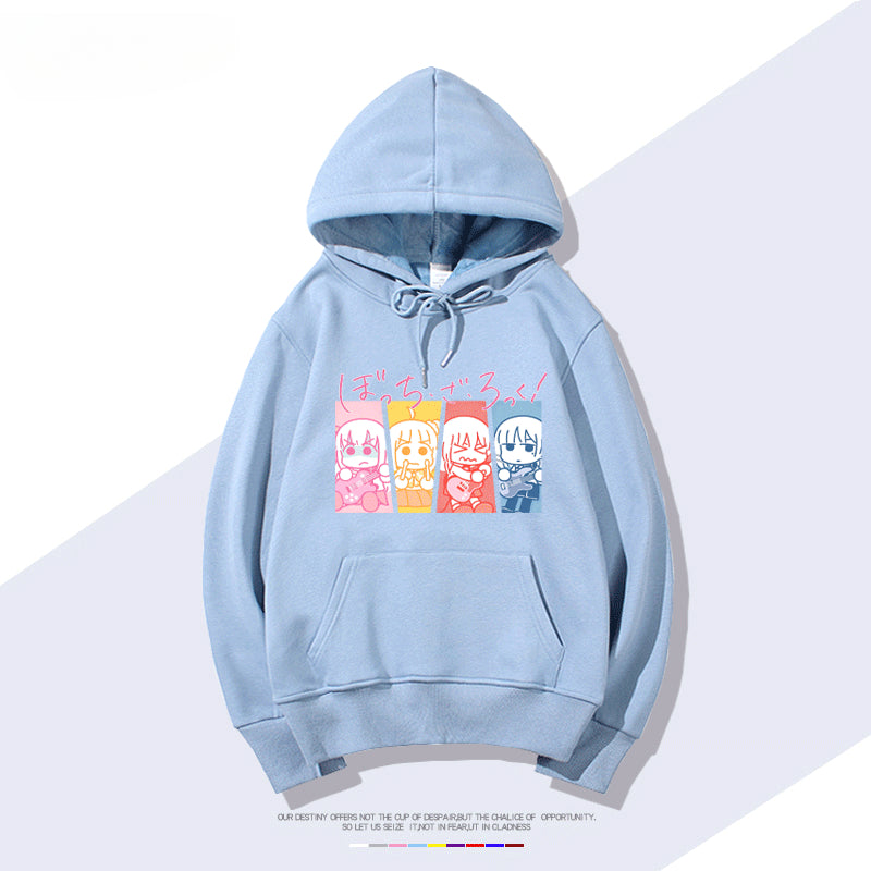 Unisex Anime Graphic Print Hoodie