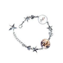 Versatile SKZ Pendant Zinc Alloy Bracelet