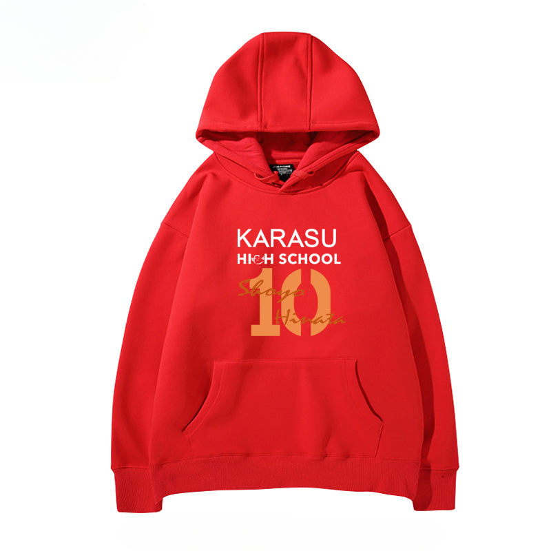 Unisex Anime Letter Cos Loose Hoodie