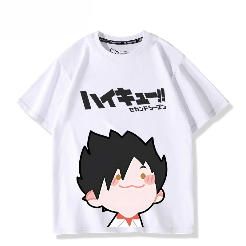 Cute Anime Graphic Short Sleeve T-Shirt