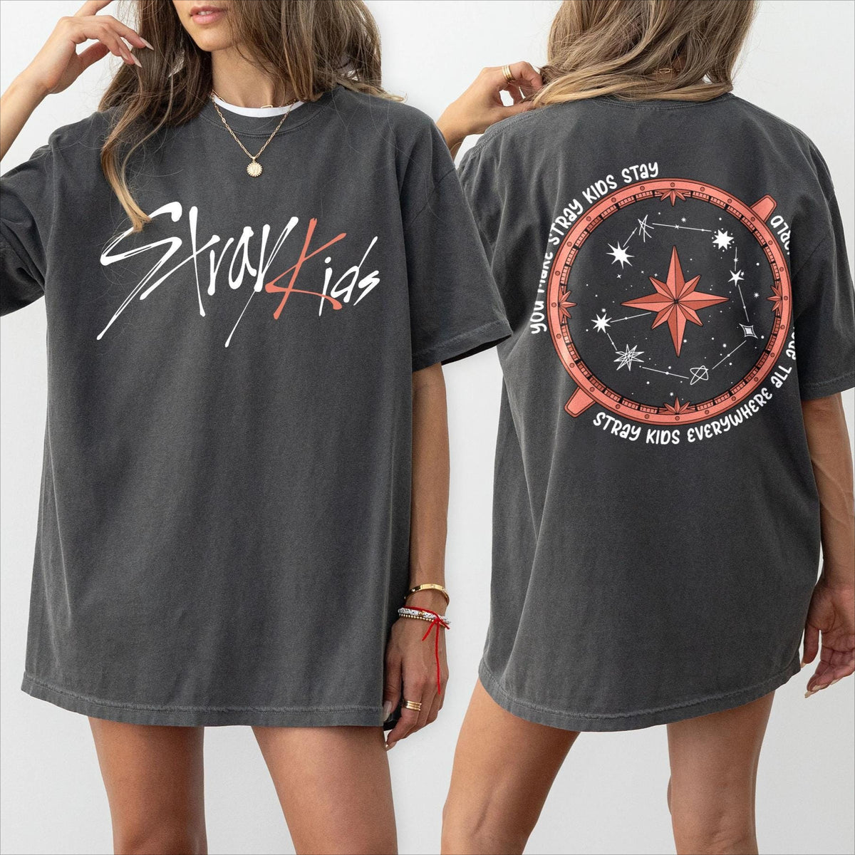 SKZ 8th Anniversary Aesthetic T-Shirt Top