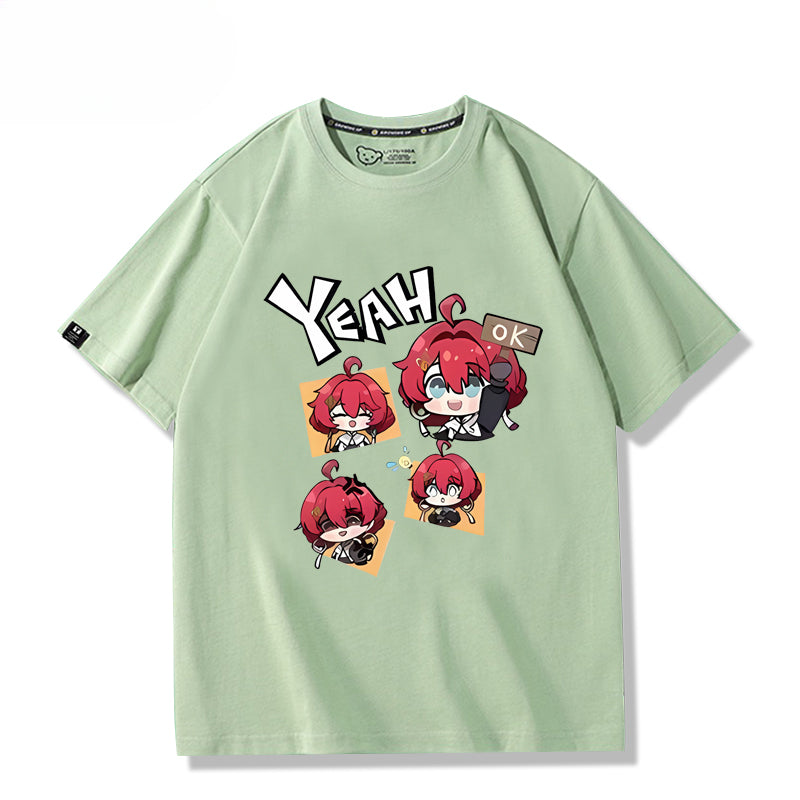 Casual Game Graphic Short-sleeved T-shirt
