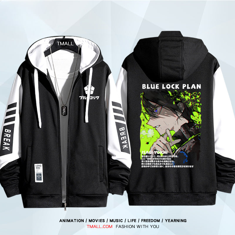 Men's and Women's Anime Hooded Thin Jacket
