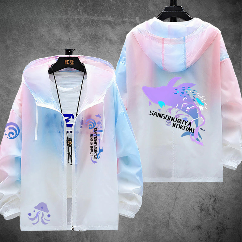 Trendy Game Print Sunscreen Thin Jacket