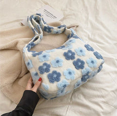 Daisy Plush Shoulder Bag