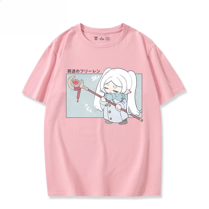 Casual Anime Pattern Short-sleeved T-shirt