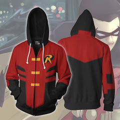 Unisex Comic Robin 3D Printed Cosplay Hoodie