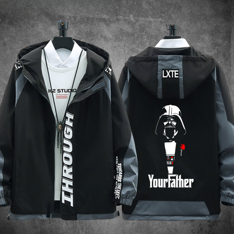 Men's Darth Vader Thin Hooded Jacket