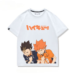 Unisex Anime Pattern Cotton Short Sleeve T-Shirt